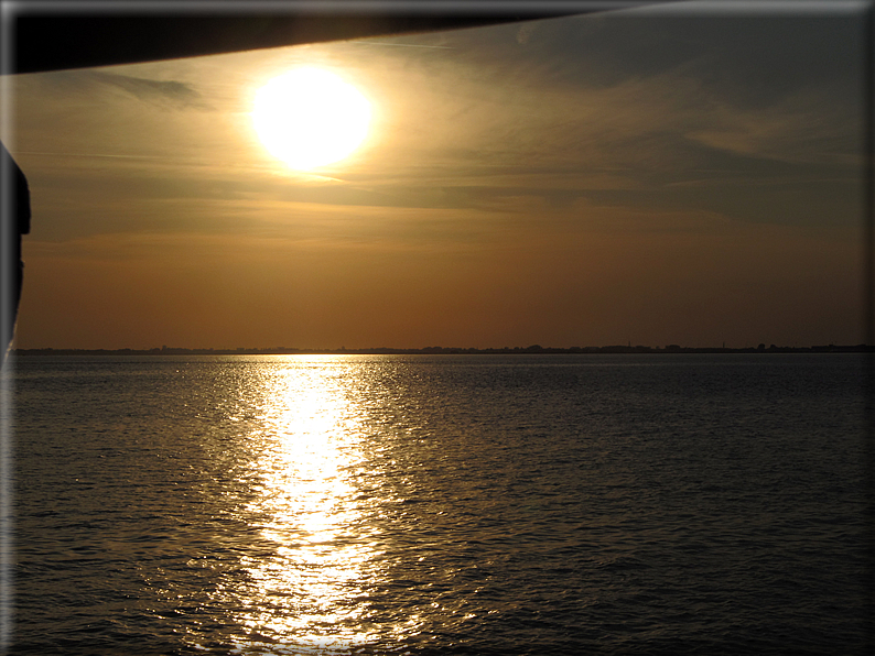 foto Tramonto sulla Laguna Veneziana